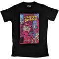 Black - Front - Marvel Comics Unisex Adult Silver Surfer Galactus T-Shirt