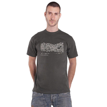 Charcoal Grey - Side - Death Cab For Cutie Unisex Adult Acoustic T-Shirt