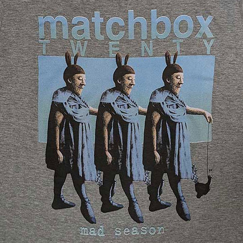 Grey - Back - Matchbox Twenty Unisex Adult Mad Season T-Shirt