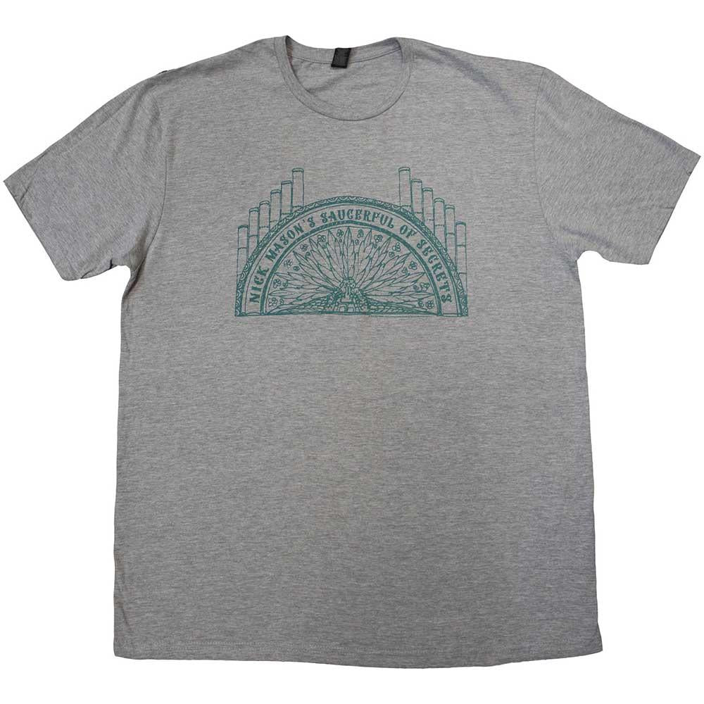 Grey - Front - Nick Mason´s Saucerful Of Secrets Unisex Adult Relic T-Shirt