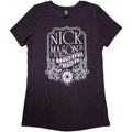Purple - Front - Nick Mason´s Saucerful Of Secrets Womens-Ladies Flower T-Shirt