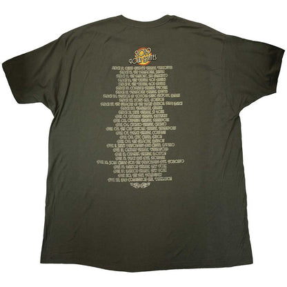 Green - Back - Nick Mason´s Saucerful Of Secrets Unisex Adult Tour 2019 Back Print T-Shirt
