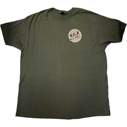 Green - Front - Nick Mason´s Saucerful Of Secrets Unisex Adult Tour 2019 Back Print T-Shirt
