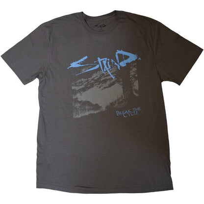 Charcoal Grey - Front - Staind Unisex Adult Break The Cycle T-Shirt