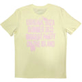 Yellow - Back - Calvin Harris Unisex Adult Summer ´23 Back Print T-Shirt