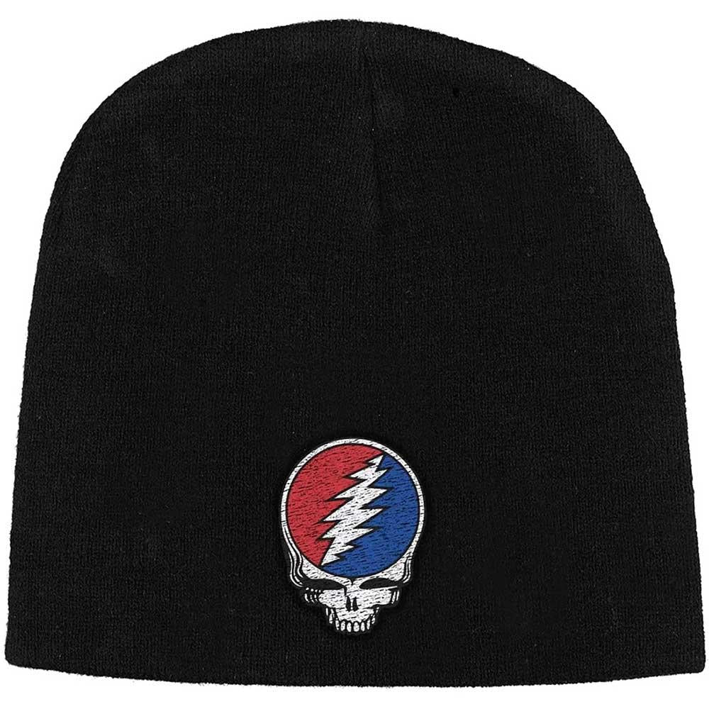 Black - Front - Grateful Dead Skull Beanie