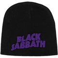 Black - Front - Black Sabbath Unisex Adult Logo Beanie