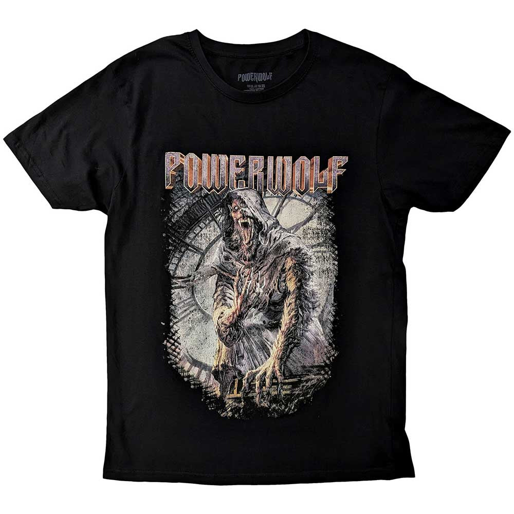 Black - Front - Powerwolf Unisex Adult No Prayer Back Print T-Shirt