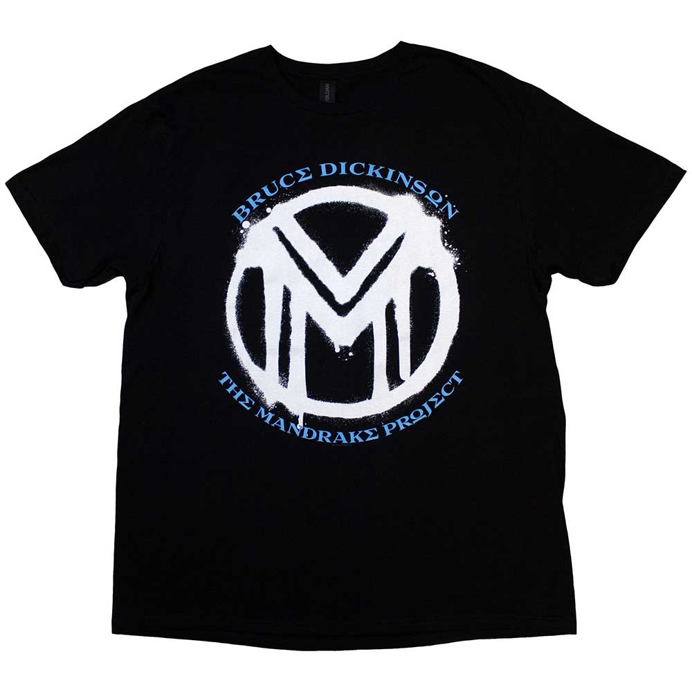 Black - Front - Bruce Dickinson Unisex Adult The Mandrake Project Back Print T-Shirt