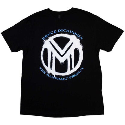 Black - Front - Bruce Dickinson Unisex Adult The Mandrake Project Back Print T-Shirt