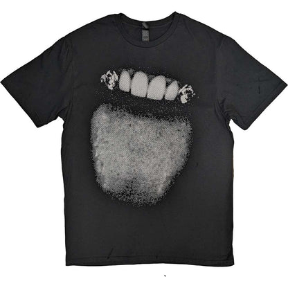Black - Front - Post Malone Unisex Adult Fangs 2023 Tour Dates T-Shirt