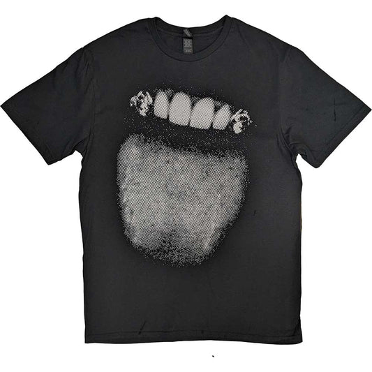 Black - Front - Post Malone Unisex Adult Fangs 2023 Tour Dates T-Shirt