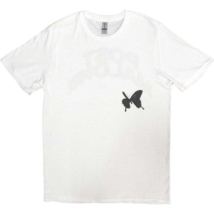 White - Front - Post Malone Unisex Adult 2023 Tour Curved Logo T-Shirt