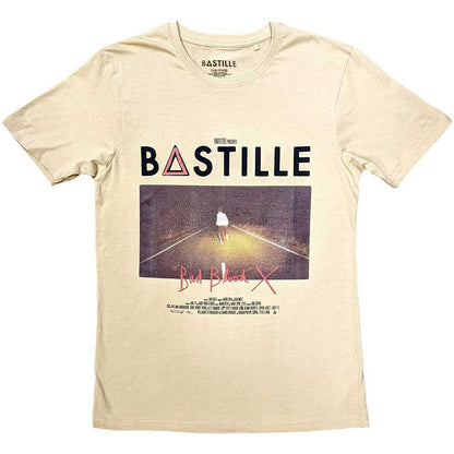 Sand - Front - Bastille Unisex Adult Bad Blood T-Shirt