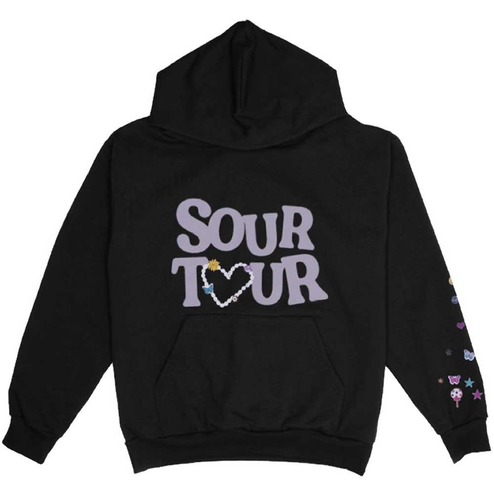 Black - Front - Olivia Rodrigo Unisex Adult Sour Tour Hoodie