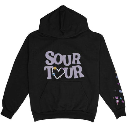 Black - Front - Olivia Rodrigo Unisex Adult Sour Tour Hoodie