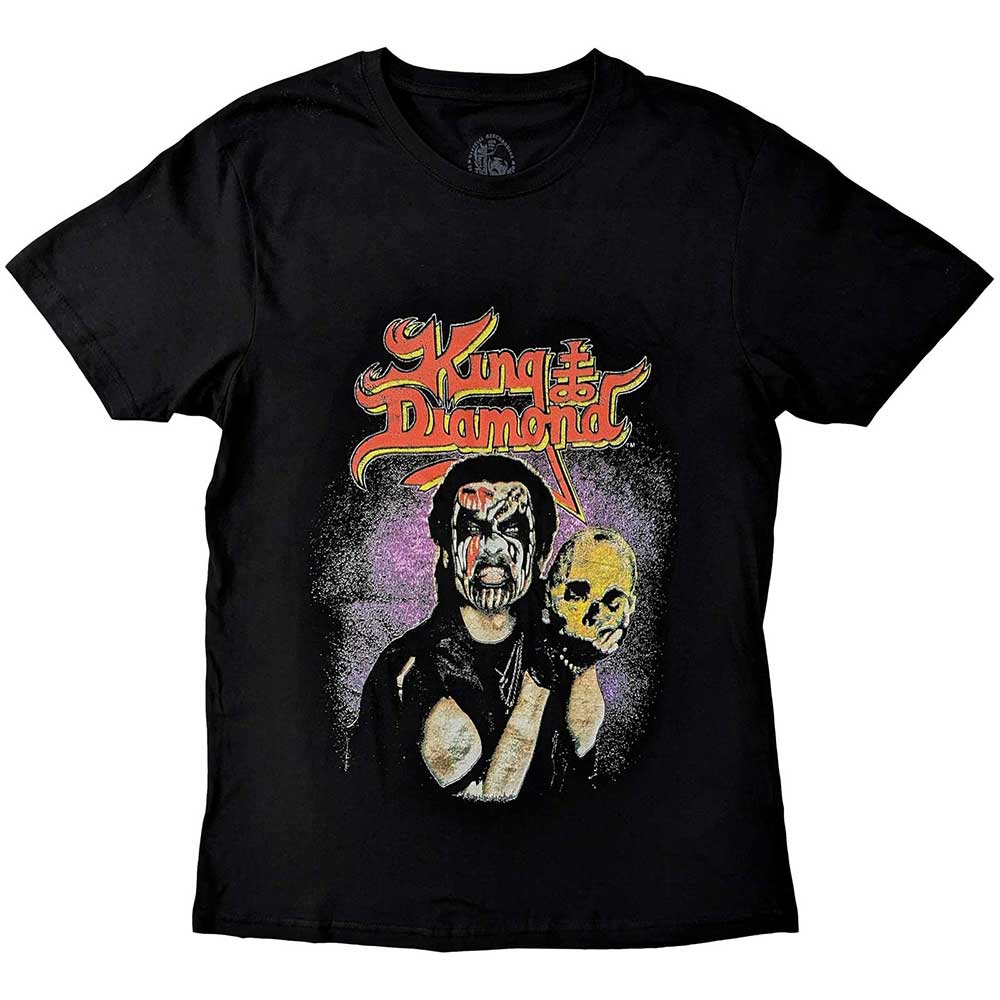 Black - Front - King Diamond Unisex Adult Conspiracy Tour T-Shirt