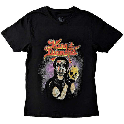Black - Front - King Diamond Unisex Adult Conspiracy Tour T-Shirt