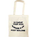 White - Back - Post Malone Spotlight 2023 Tour Tote Bag