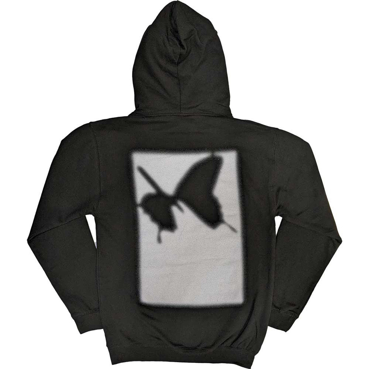 Black - Back - Post Malone Unisex Adult Ex-Tour Inverse Butterfly Hoodie