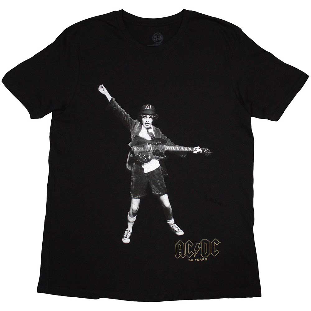 Black - Front - AC-DC Unisex Adult Emblems T-Shirt