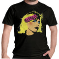 Black - Front - Blondie Unisex Adult Punk Logo T-Shirt