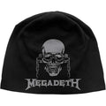 Black - Front - Megadeth Unisex Adult Vic Logo Beanie
