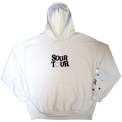 White - Front - Olivia Rodrigo Unisex Adult Butterfly Halo Back Print Hoodie