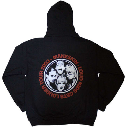 Black - Back - Maneskin Unisex Adult Fuck Maneskin Pullover Hoodie