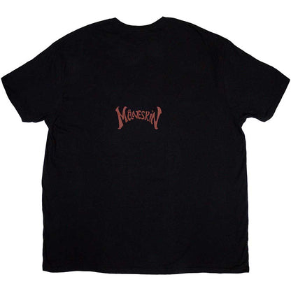 Black - Back - Maneskin Unisex Adult Teatro D´ira Doodle T-Shirt