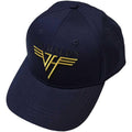 Navy Blue-Yellow - Front - Van Halen Unisex Adult Text Logo Baseball Cap