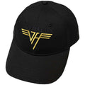 Black-Yellow - Front - Van Halen Unisex Adult Text Logo Baseball Cap