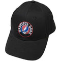 Black - Front - Grateful Dead Steal Your Face Logo Baseball Cap