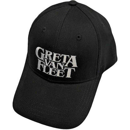 Black-White - Front - Greta Van Fleet Unisex Adult Logo Baseball Cap