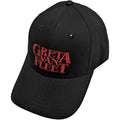 Black-Red - Front - Greta Van Fleet Unisex Adult Logo Baseball Cap