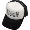 Black-White - Front - The Rolling Stones Hackney Diamonds Logo Mesh Back Baseball Cap