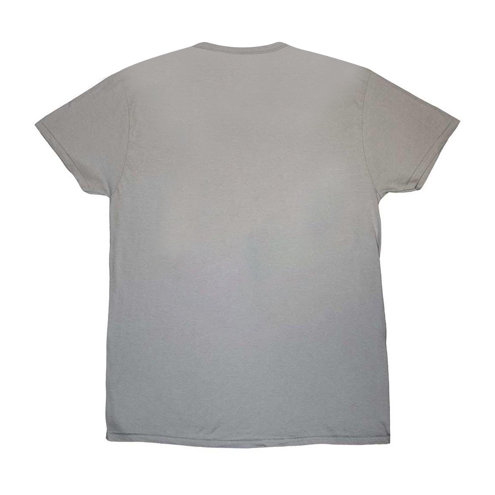 Grey - Back - David Bowie Unisex Adult Starman Logo T-Shirt