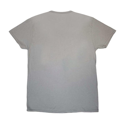 Grey - Back - David Bowie Unisex Adult Starman Logo T-Shirt