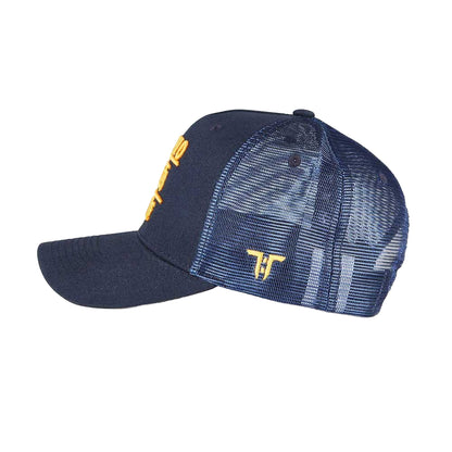 Navy Blue-Gold - Back - Tokyo Time Heritage Logo Mesh Back Baseball Cap