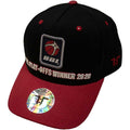 Black-Red - Front - Tokyo Time Unisex Adult BBL Play-Offs Winner 2020 Baseball Cap