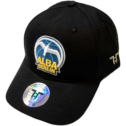 Black - Front - Tokyo Time Unisex Adult EB Alba Berlin Baseball Cap