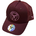 Maroon Red - Front - Tokyo Time Core Logo Mesh Back Baseball Cap