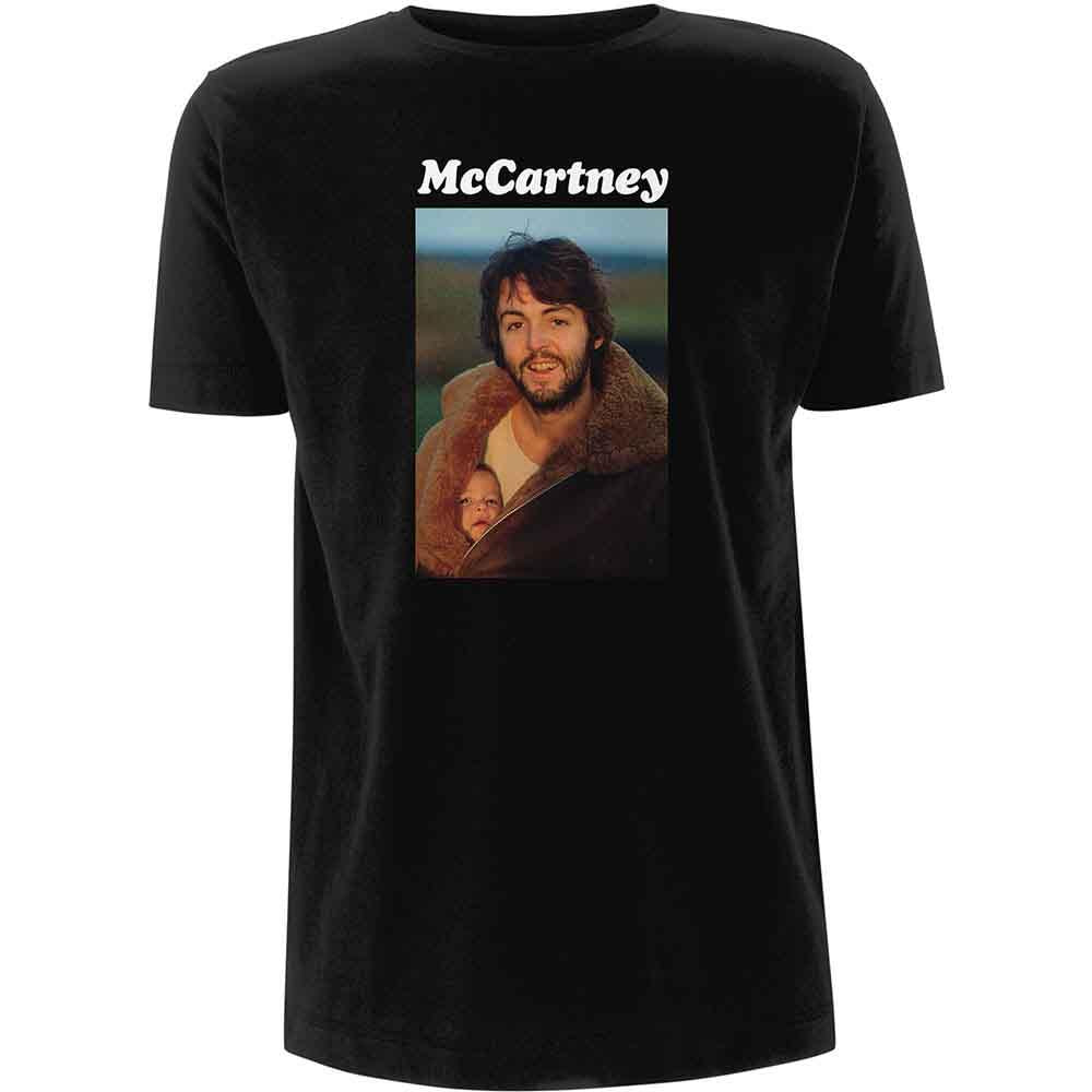 Black - Front - Paul McCartney Unisex Adult Photograph T-Shirt