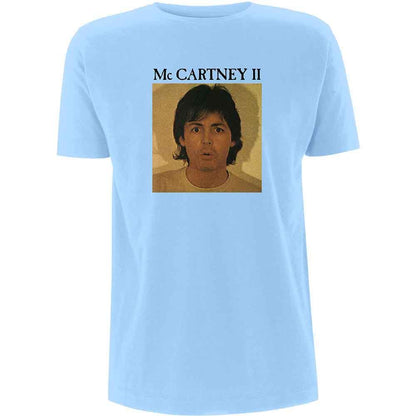 Light Blue - Front - Paul McCartney Unisex Adult McCartney II T-Shirt
