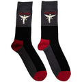Charcoal Grey-Red - Front - Nirvana Unisex Adult In Utero Socks