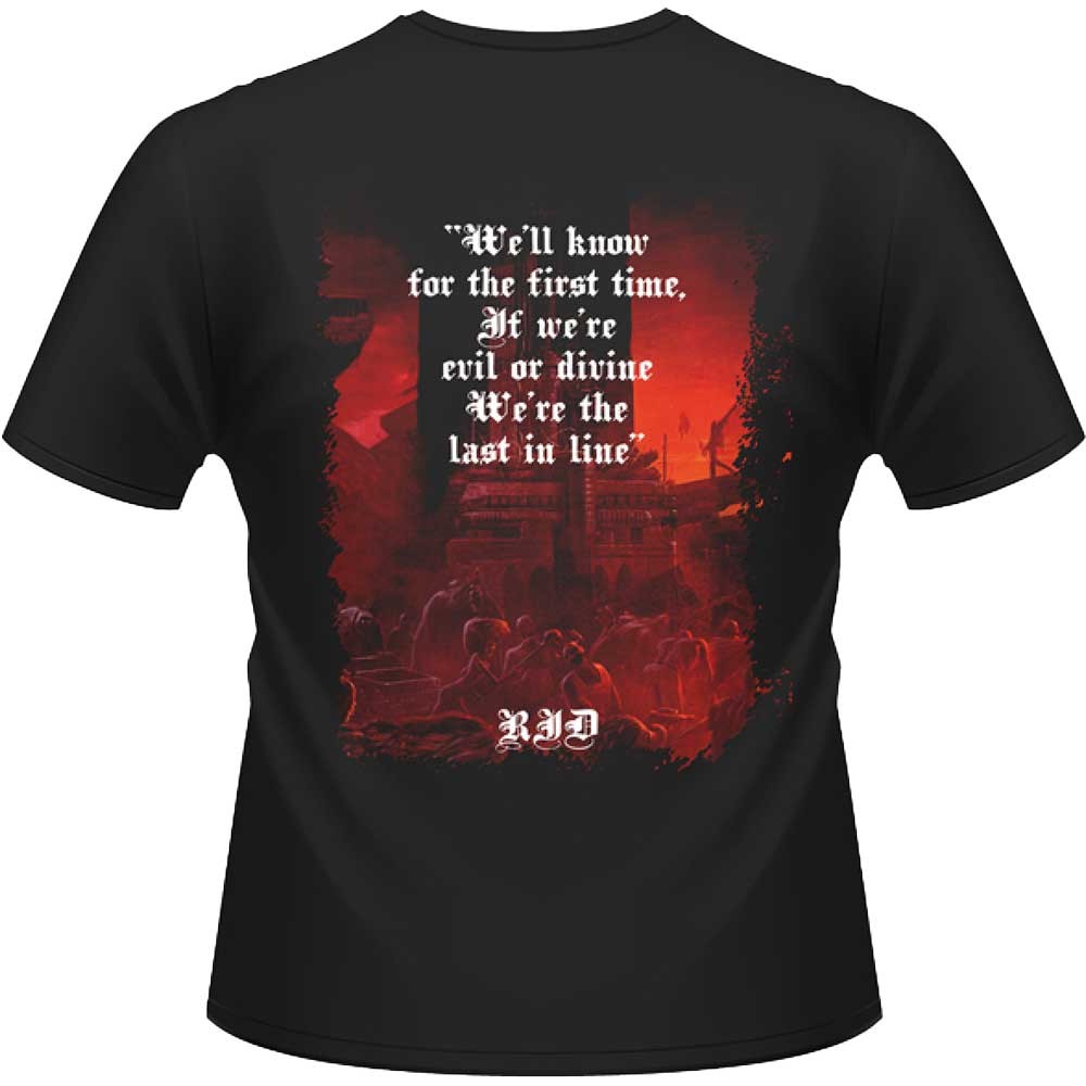 Black - Back - Dio Unisex Adult The Last In Line Back Print T-Shirt