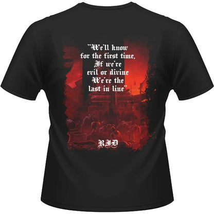 Black - Back - Dio Unisex Adult The Last In Line Back Print T-Shirt