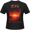 Black - Front - Dio Unisex Adult The Last In Line Back Print T-Shirt