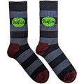 Grey-Black-Brown - Front - The Beatles Unisex Adult Apple & Stripes Socks