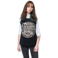 Black-White - Front - Creedence Clearwater Revival Womens-Ladies Down On The Corner Raglan T-Shirt